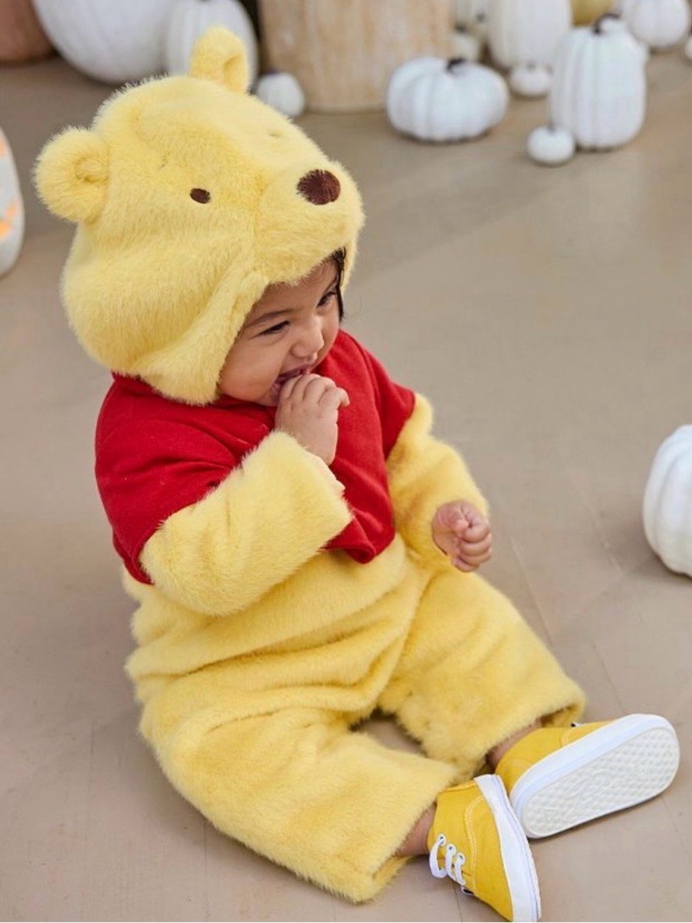 Pottery Barn Infant Disney Winnie The Pooh Plush 1pc Costume sz 0-6M New NWT